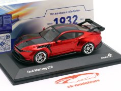 Ford Mustang GTD Año de construcción 2025 rojo metálico / negro 1:43 Solido