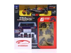 Pit Stop Diorama Max Verstappen #1 formula 1 2025 1:43 Bburago