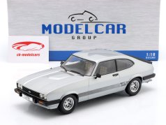 Ford Capri MK III Année de construction 1978 argent métallique 1:18 ModelCar Group