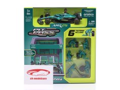 Pit Stop Diorama Fernando Alonso #14 公式 1 2025 1:43 Bburago