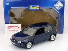 Volkswagen VW Golf IV (Typ 1J) Year 1997-2006 blue 1:18 Revell