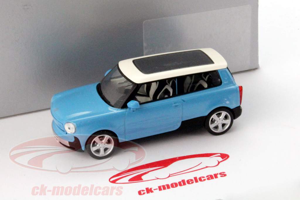 Trabant nT Concept Car 2009 blaumetallic / weiß 1:43 Herpa