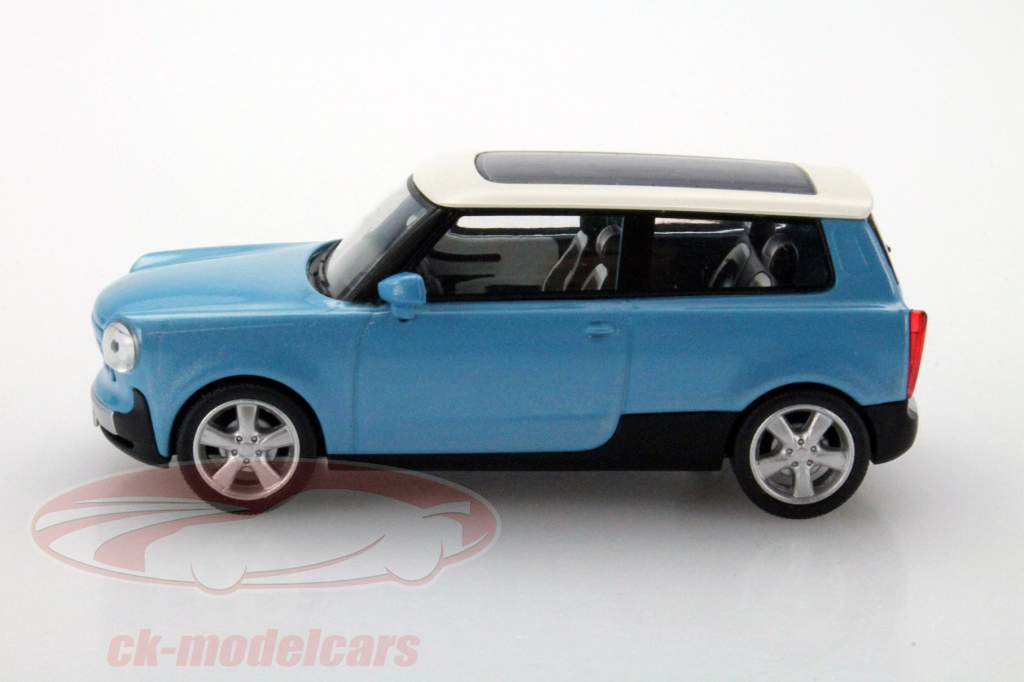 Trabant nT Concept Auto 2009 blauw metallic / wit 1:43 Herpa