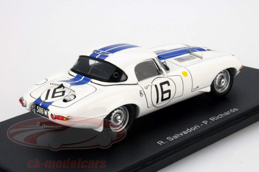 捷豹 E型 #16 24 勒芒 1963 理查兹 / 萨尔瓦多 1:43 Spark