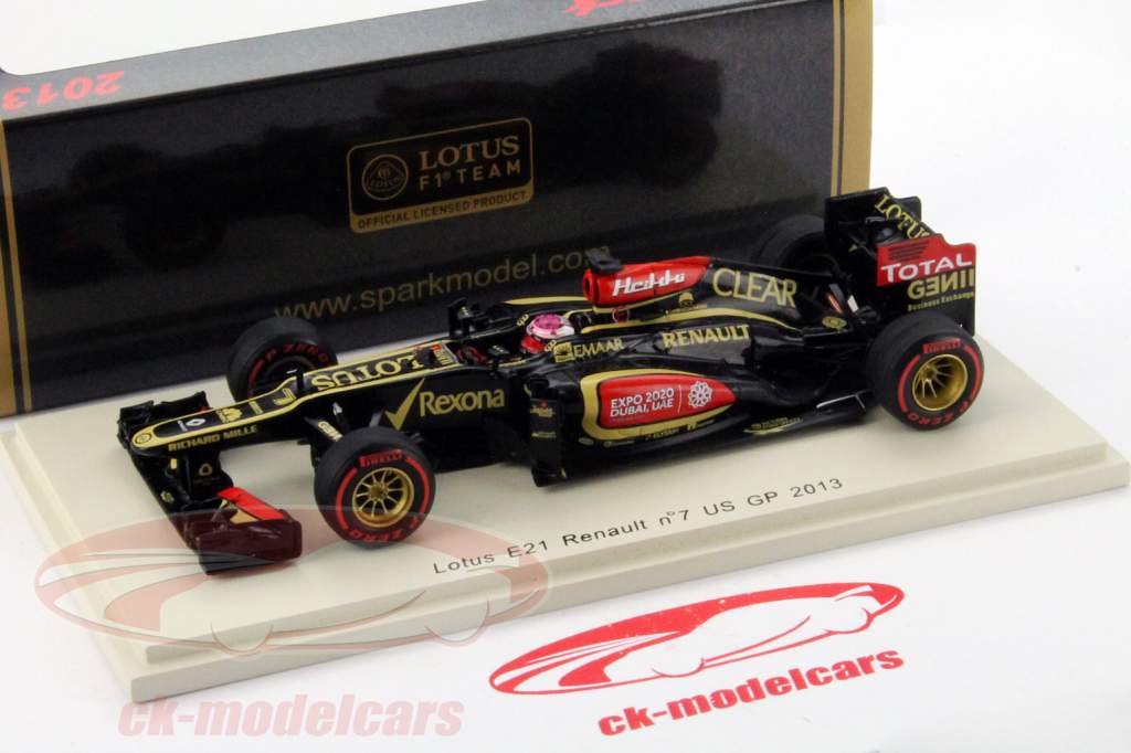 H。 科瓦莱宁 莲花 E21 #7 美国 GP 公式 1 2013 1:43 Spark