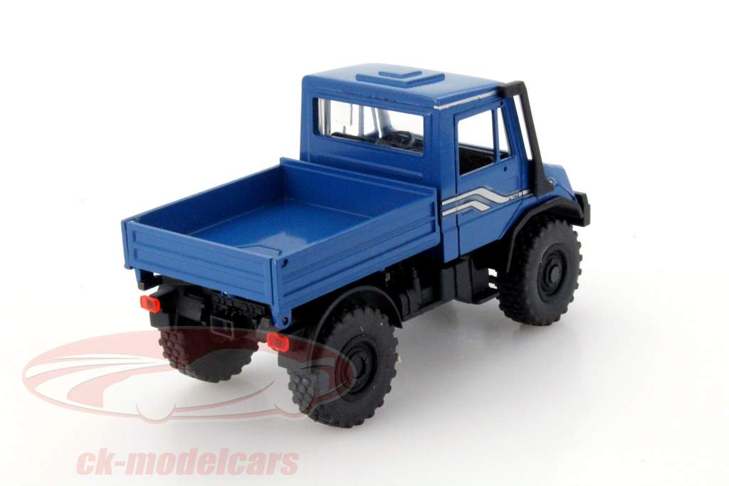 メルセデス·ベンツ 道路清掃車 U140 ブルー 1:43 NZG