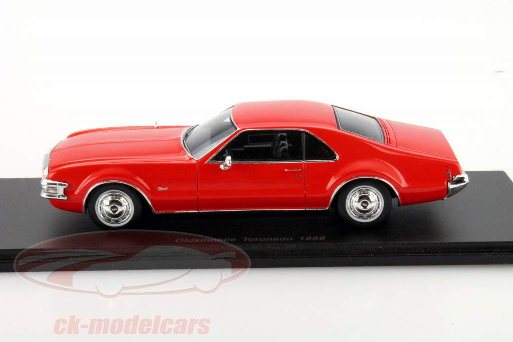 Oldsmobile Toronado Jaar 1968 rood 1:43 Spark