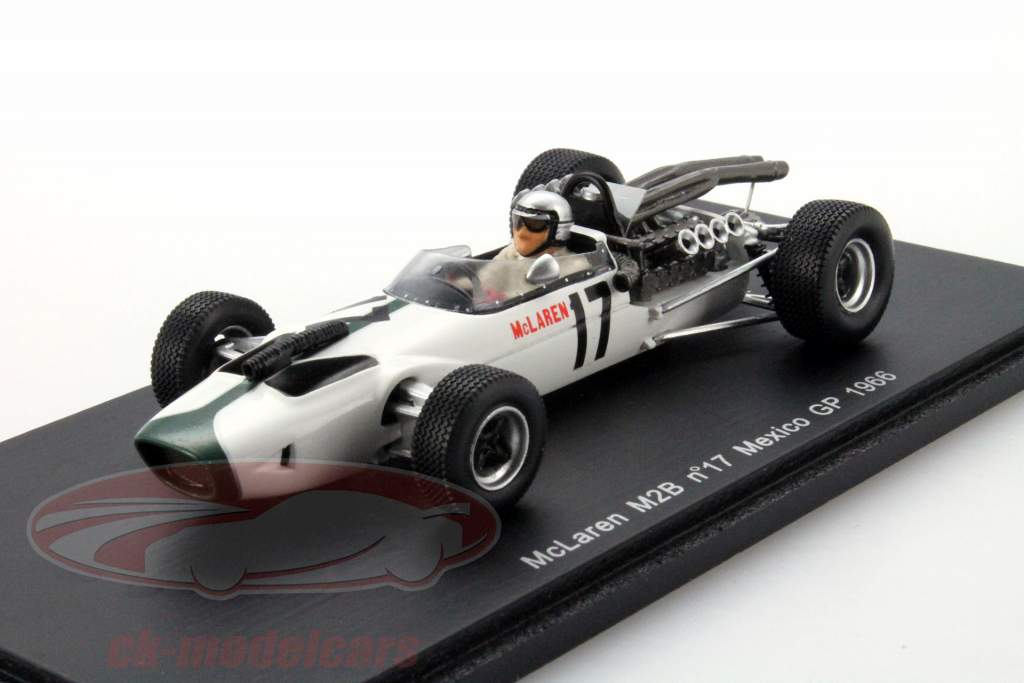 B。 迈凯轮 迈凯轮 M2B #17 墨西哥 GP 公式 1 1966 1:43 Spark