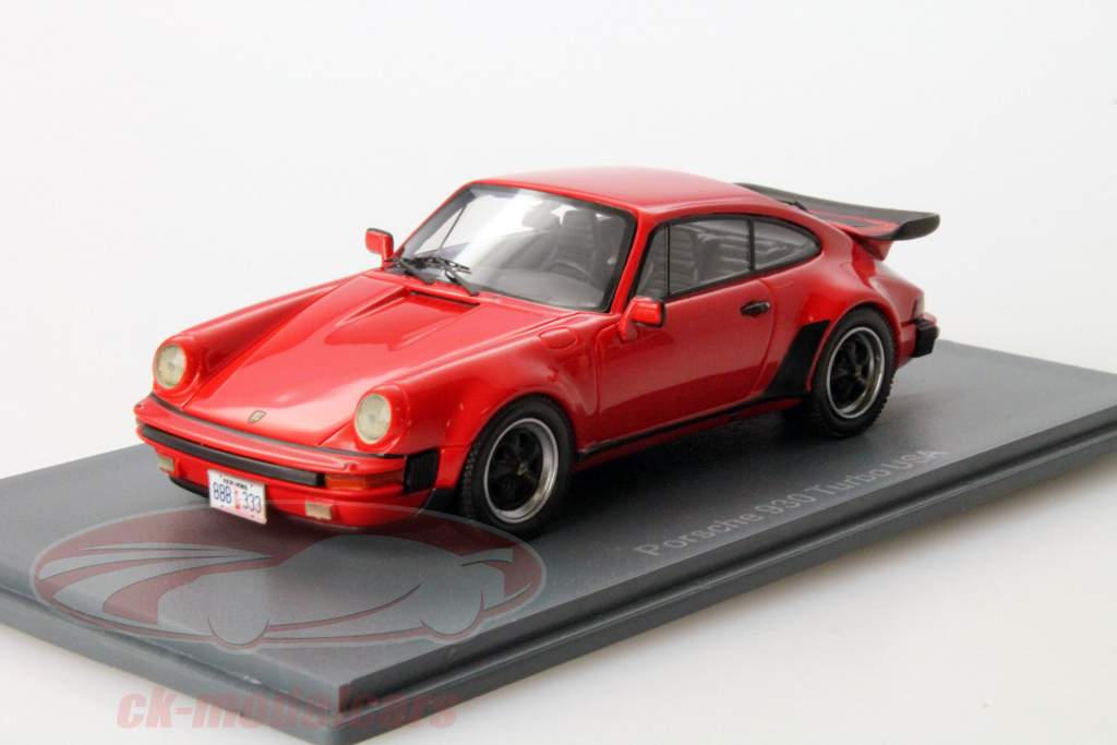 ポルシェ 911 (930) ターボ バージョン 米国 赤 1:43 Neo