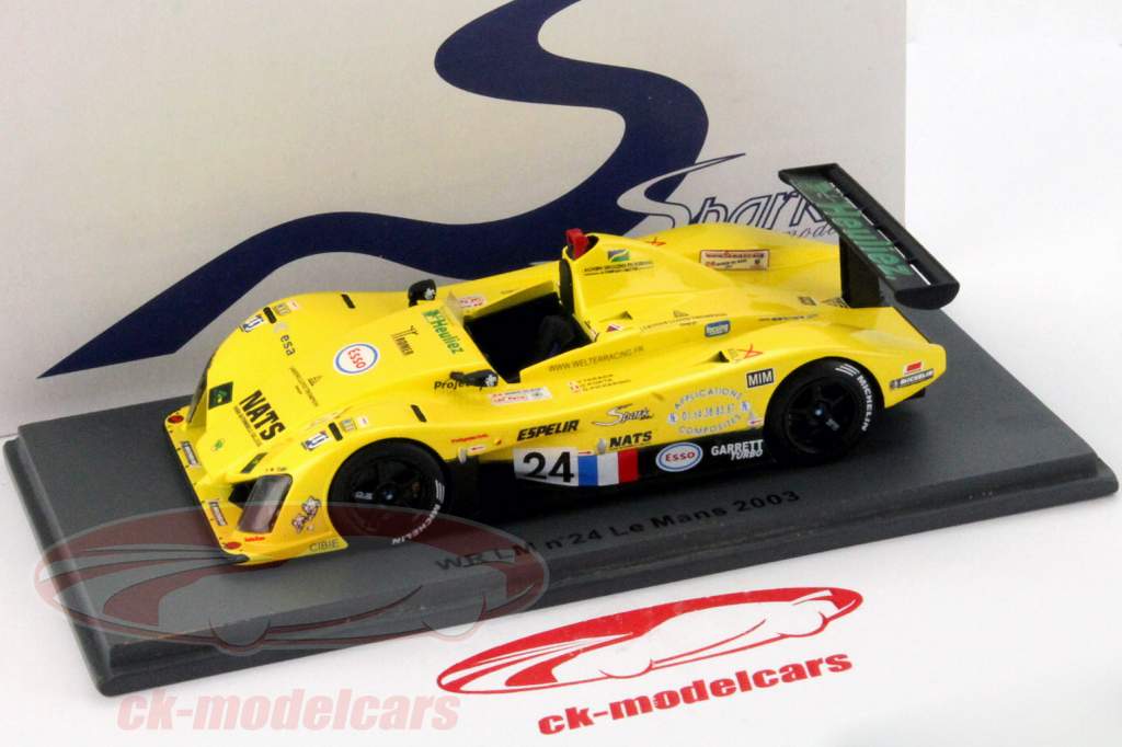 WR LM #24 24 ルマン 2003 寺田 / ポルタ / ピカリング 1:43 Spark