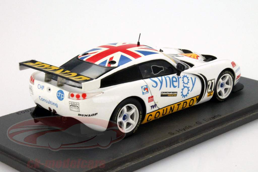 TVR Tuscan 400R #27 CDL Гоночный Британский GT 2003 Гайд / Эванс 1:43 Spark
