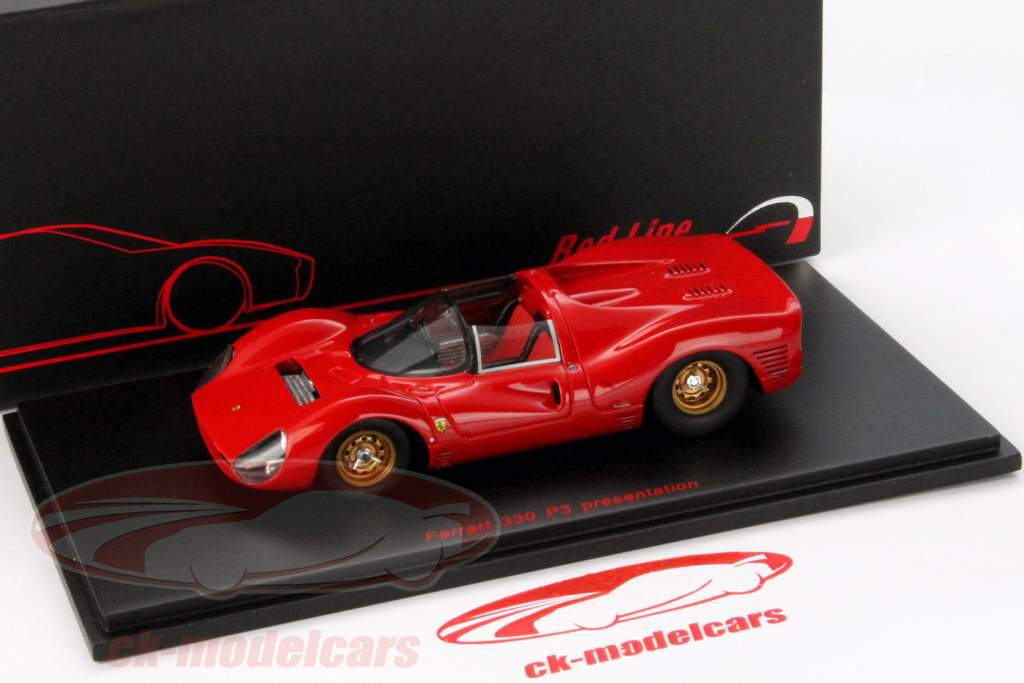 Ferrari 330 P3 presentatie Auto rood 1:43 Spark