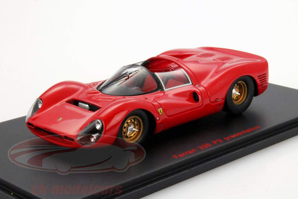 Ferrari 330 P3 презентация Автомобиль красный 1:43 Spark