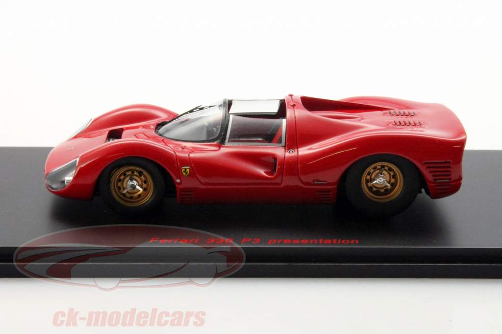 フェラーリ 330 P3 プレゼンテーション 車 赤 1:43 Spark
