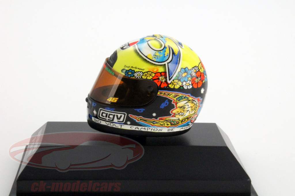 Valentino Rossi(バレンティーノ・ロッシ)ヘルメット1:2スケール ミニチャンプス 328080046 1/2 ヘルメット AGV HELMET