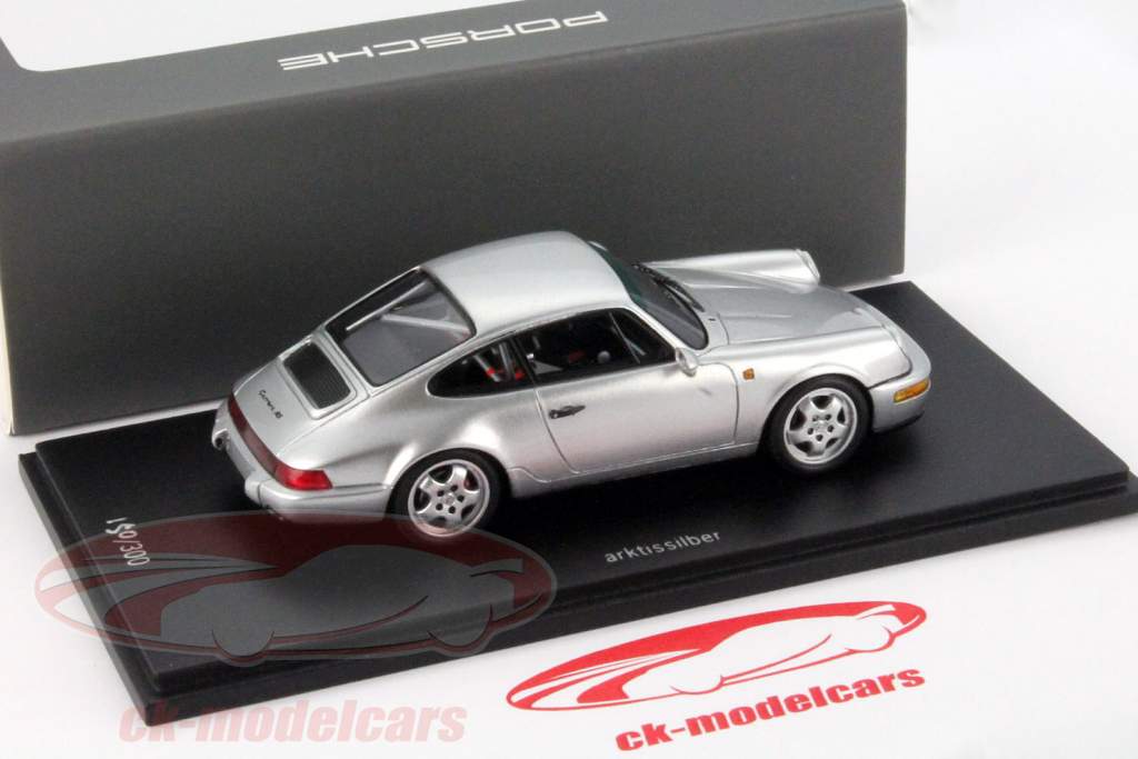 ポルシェ 911 (964) カレラ RS 銀 1:43 Spark