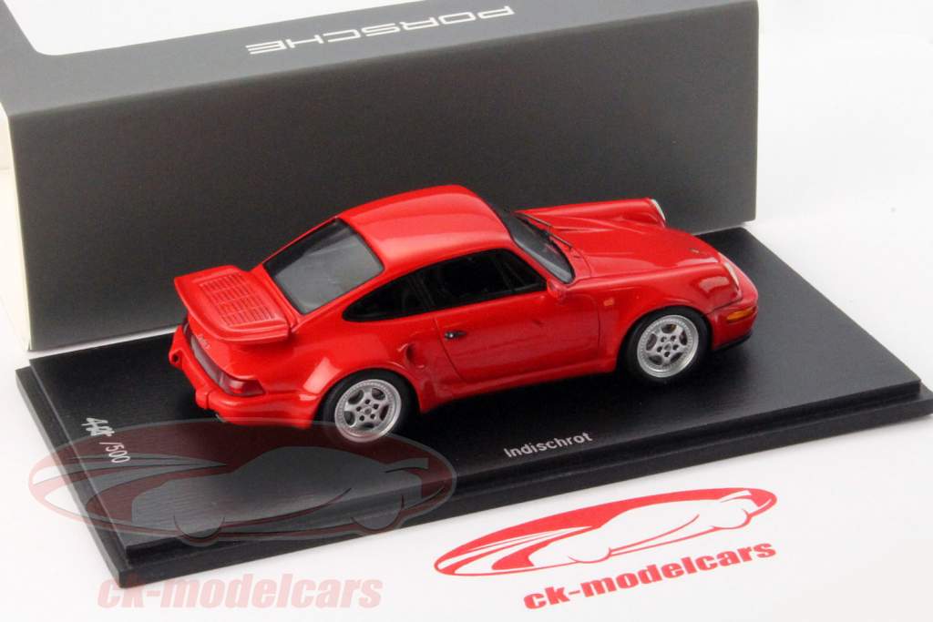 保时捷 911 (964) 涡轮 S 印度人 红 1:43 Spark