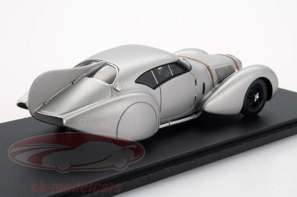 Delage V12 Labourdette construido en 1937 silver 1:43 Spark