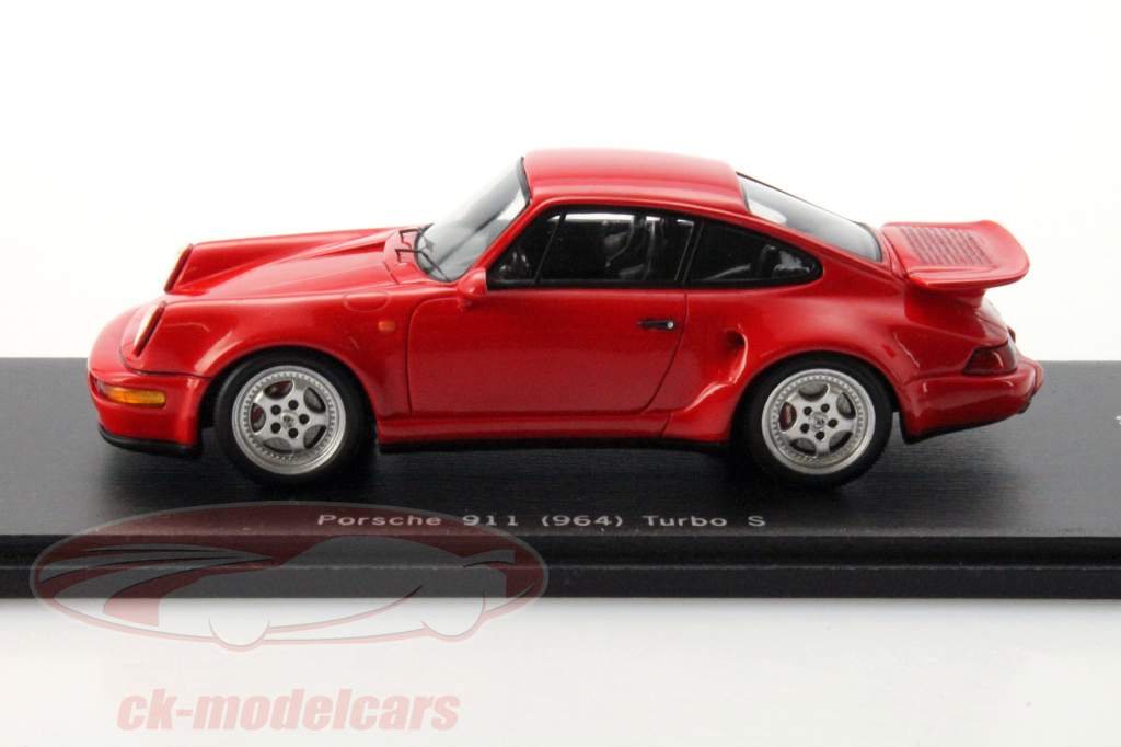 保时捷 911 (964) 涡轮 S 印度人 红 1:43 Spark