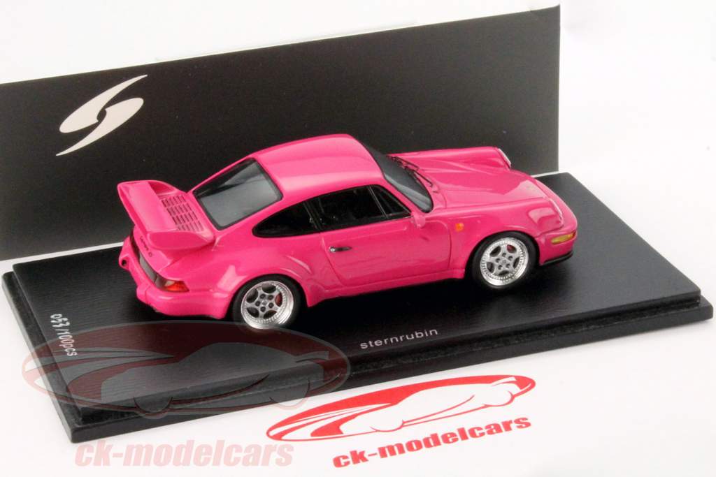 【即納&大特価】 911 ポルシェ 1:43 Spark (964) スタールビー 3.8 RS カレラ ミニカー