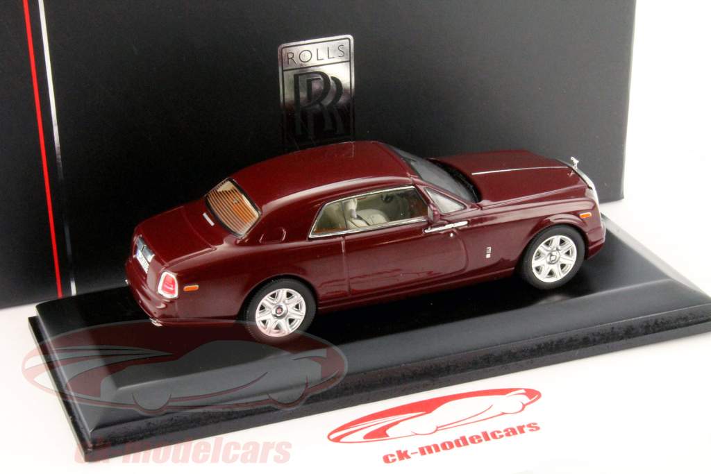 Rolls Ройс Phantom Двухместная карета Бургундия с бежевый Интерьер 1:43 Ixo