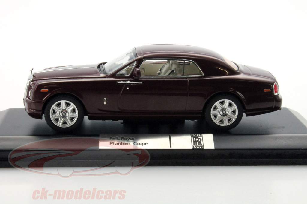 Rolls Ройс Phantom Двухместная карета Бургундия с бежевый Интерьер 1:43 Ixo