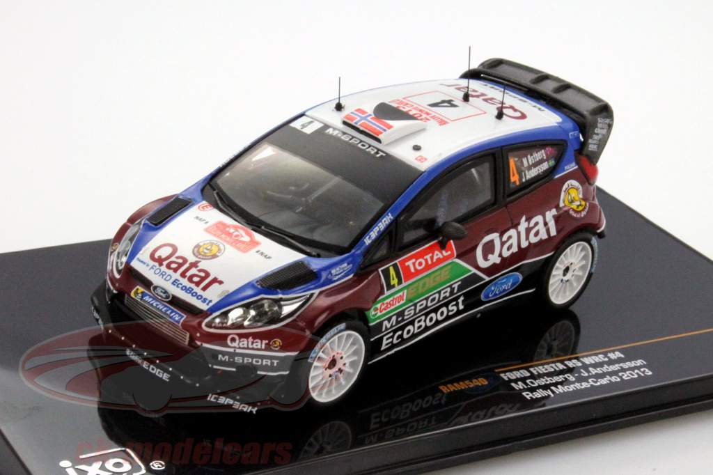 Ford Fiesta RS WRC #4 Mitin Monte Carlo Ostberg / Andersson 1:43 Ixo