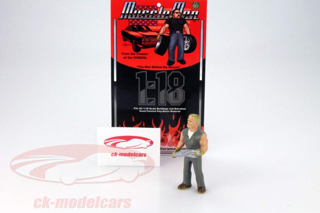 Buff Daddy Figuur Spier Mensen 1:18 Amerikaanse Diorama