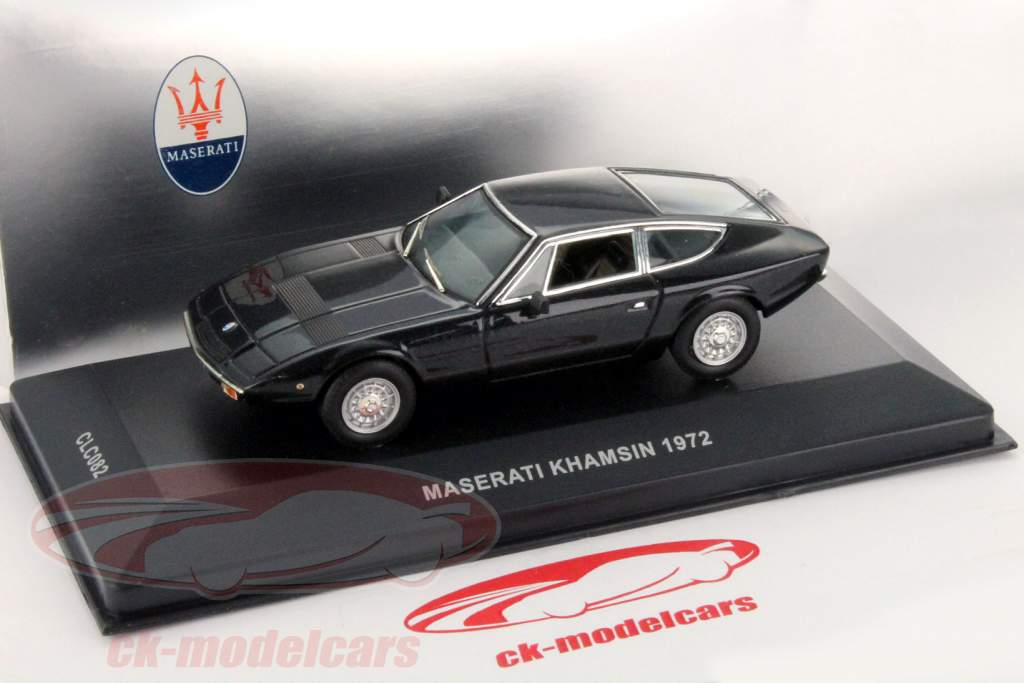 マセラティ カムシン 年 1972 黒 1:43 IXO