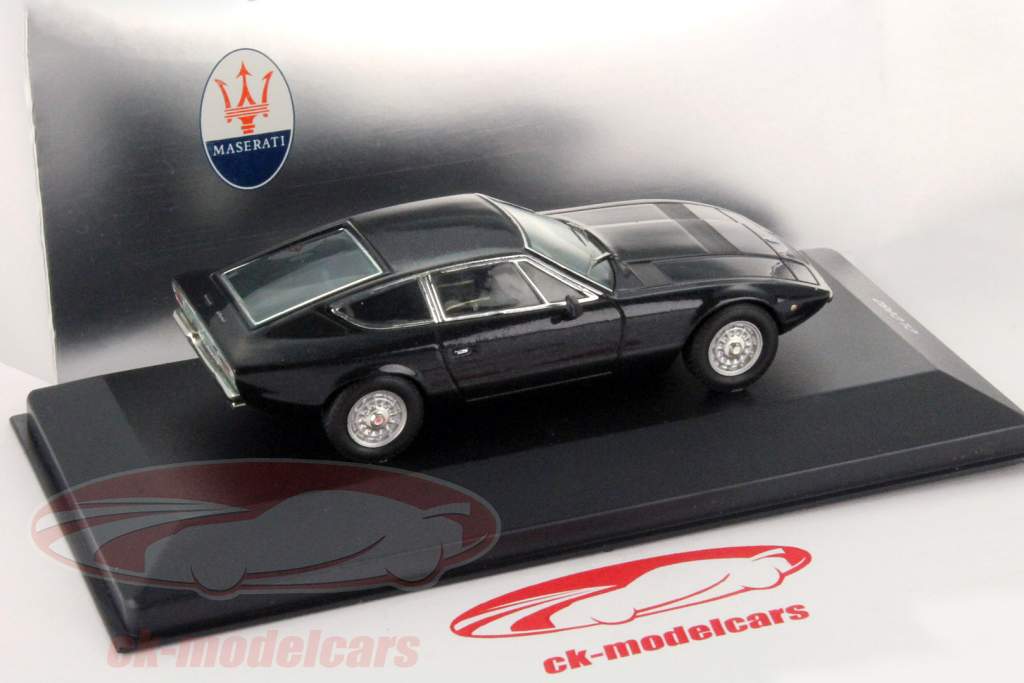 MASERATI KHAMSIN MODEL CAR 1972 1:43 SCALE BLACK CLC082