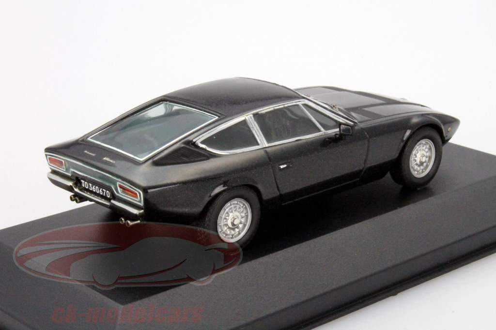 Ixo 1:43 Maserati Khamsin Year 1972 black CLC082 model car