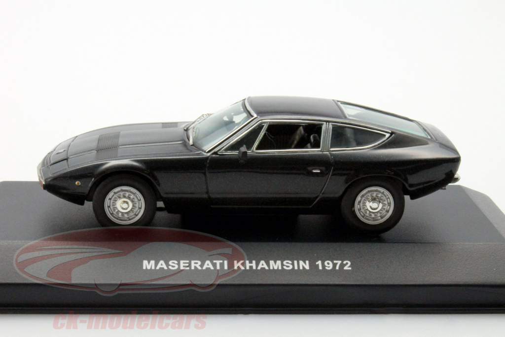Ixo 1:43 Maserati Khamsin Year 1972 black CLC082 model car