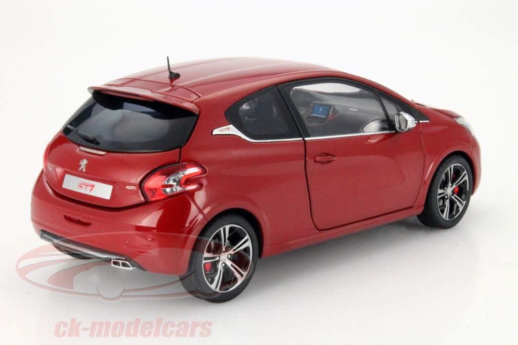 Peugeot 208 GTI Year 2013 ruby red 1:18 Norev