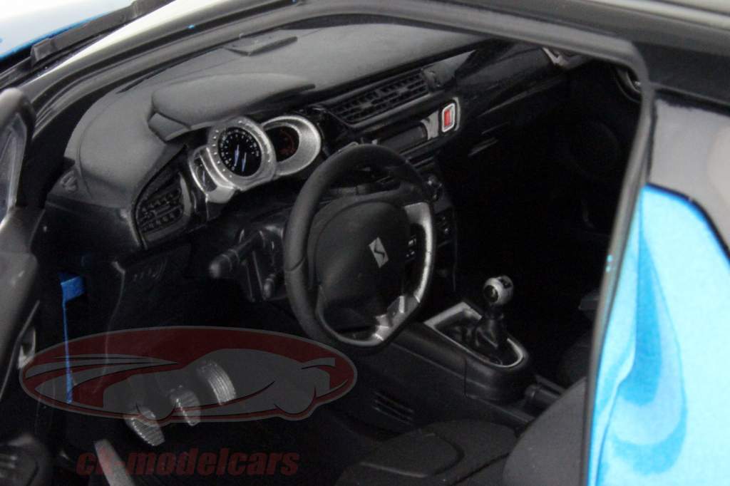 シトロエン DS3 年 2011 ブルー ととも​​に 黒 屋根 1:18 ノレブ