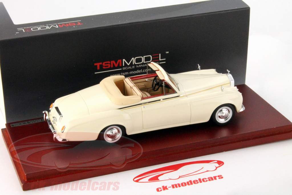 Rolls Royce Silver Cloud I Drophead Coupe År 1959 beige 1:43 LookSmart