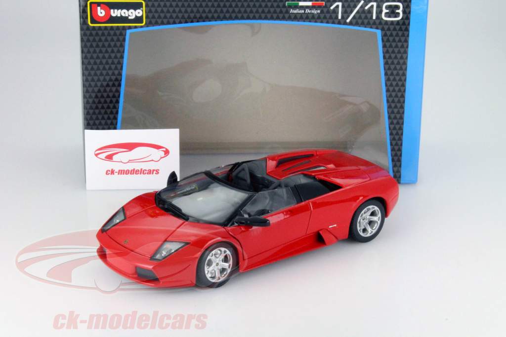 Lamborghini Murcielago Roadster rød 1:18 Bburago