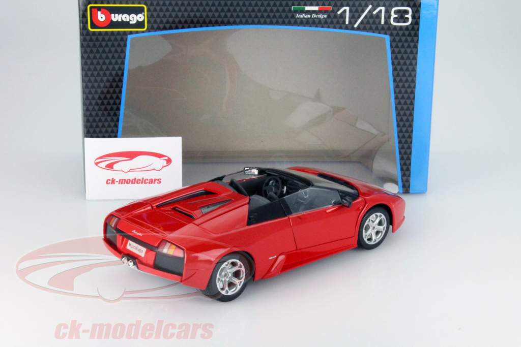 Lamborghini Murcielago Roadster rød 1:18 Bburago