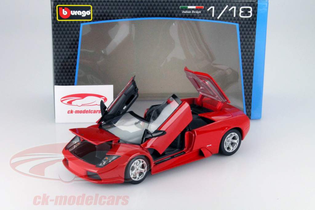 Lamborghini Murcielago Roadster rød 1:18 Bburago