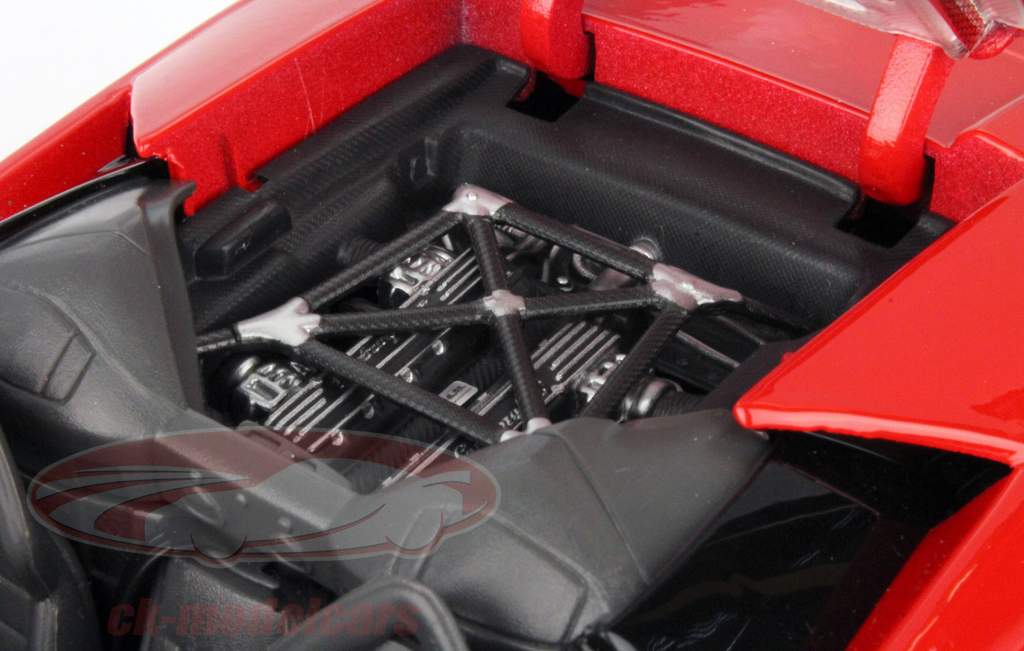 Lamborghini Murcielago Roadster rød 1:18 Bburago