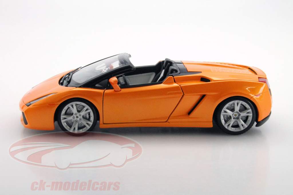 Lamborghini Gallardo Spyder laranja 1:18 Bburago