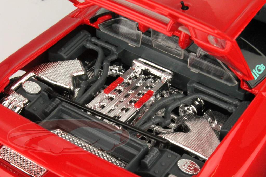 ブガッティ EB 110 年 1990 赤 1:18 完成モデル