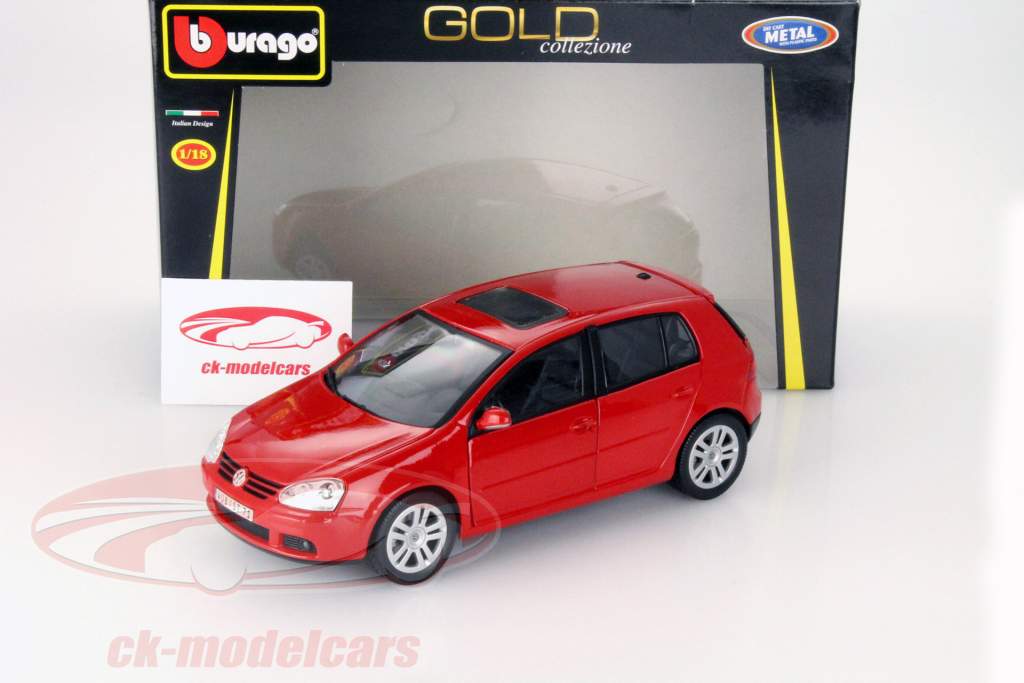 大众 大众 高尔夫球 V 红 1:18 Bburago
