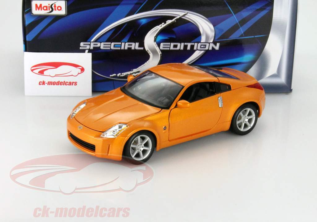 Maisto 1:18 Nissan 350Z orange 31672O model car 31672O