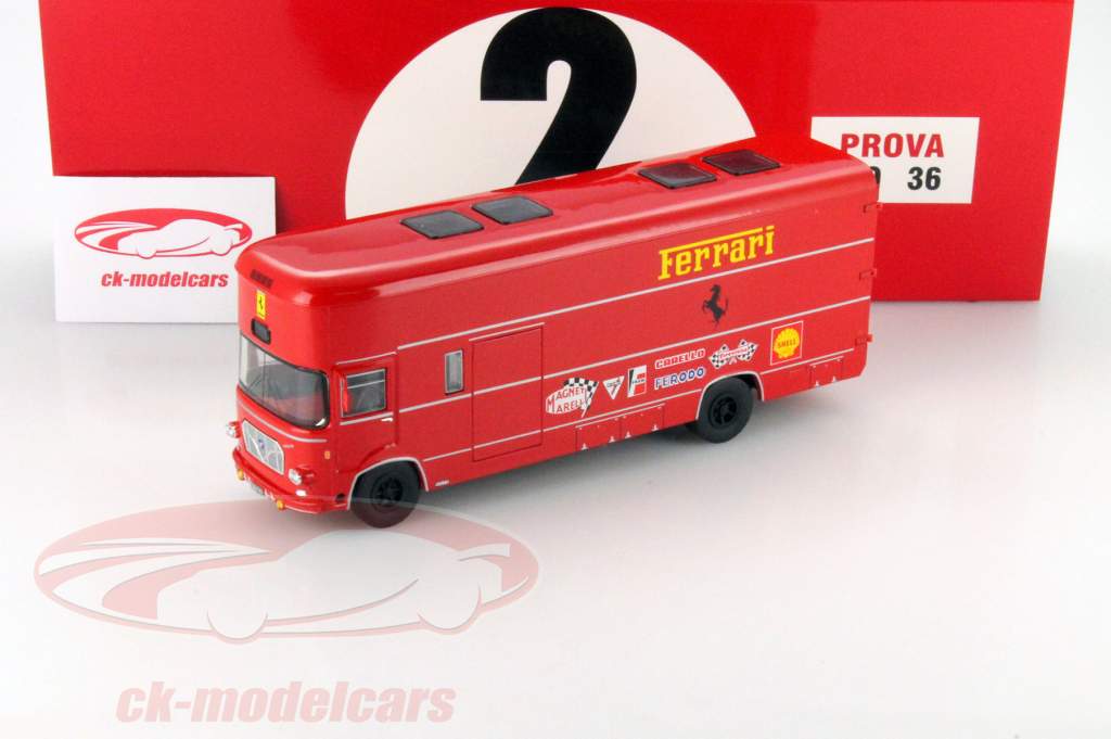 Transporter Conjunto Ferrari OM 160 Rolfo / Ferrari 312B #2 Fórmula 1 1970 1:43 Brumm