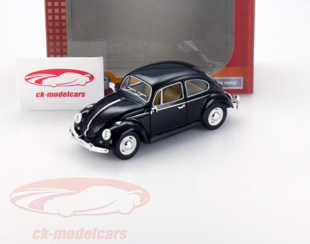 フォルクスワーゲン VW Beetle 年 1967 黒 1:24 Kinsmart