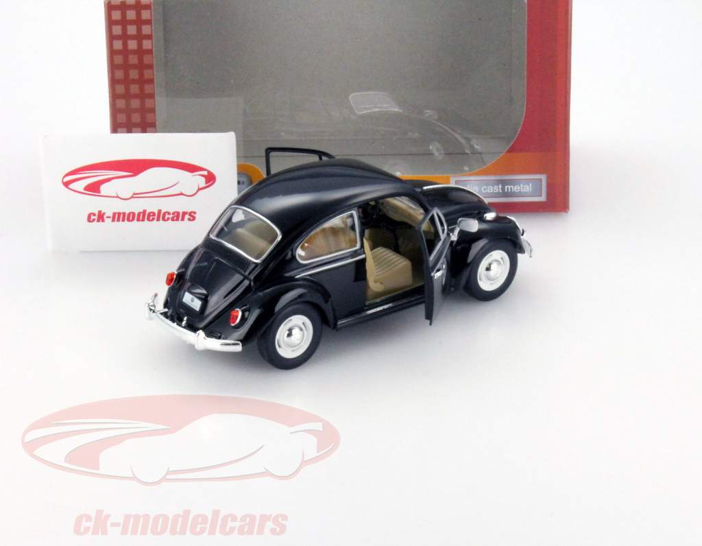 フォルクスワーゲン VW Beetle 年 1967 黒 1:24 Kinsmart