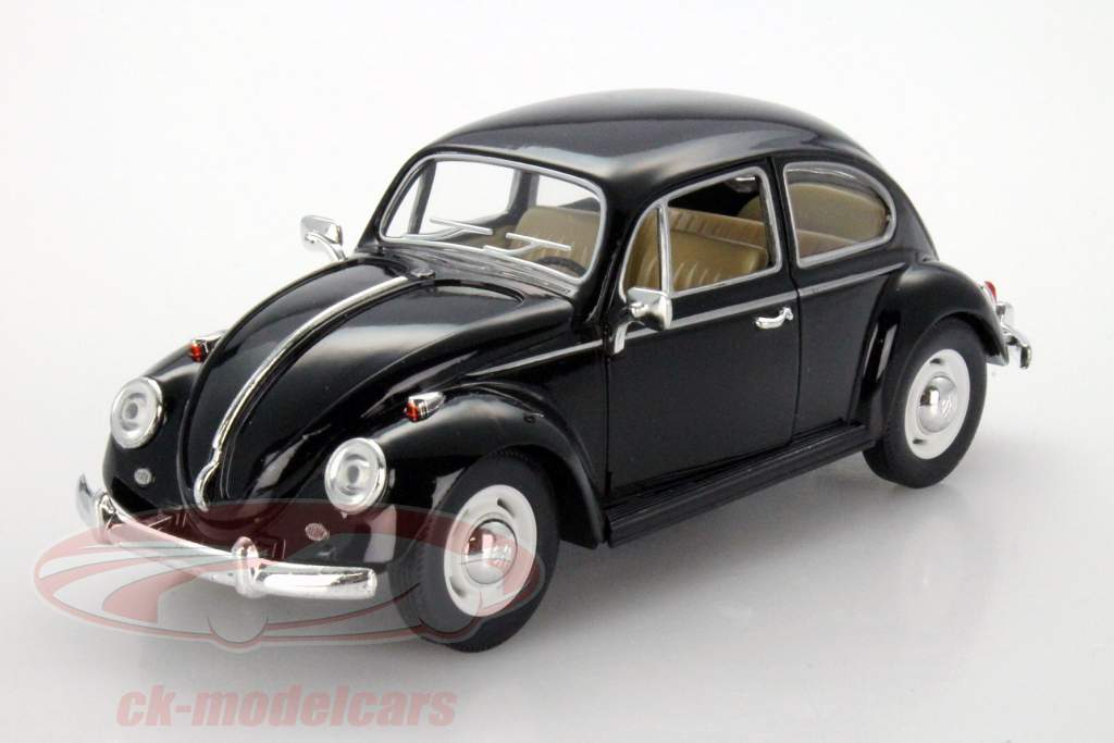 フォルクスワーゲン VW Beetle 年 1967 黒 1:24 Kinsmart