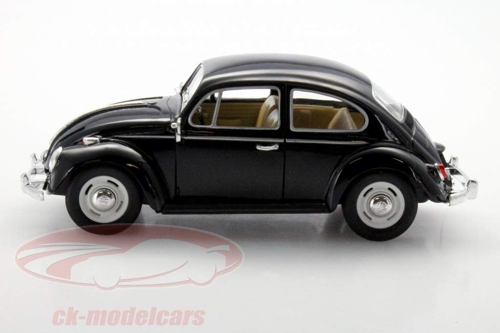 フォルクスワーゲン VW Beetle 年 1967 黒 1:24 Kinsmart
