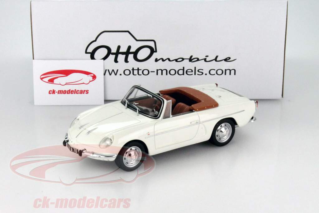 Alpine A110 Cabriolé Ano 1961 branco 1:18 OttOmobile