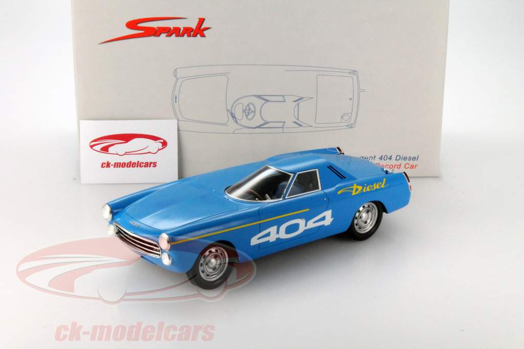 プジョー 404 ディーゼル 記録 車 1:18 Spark